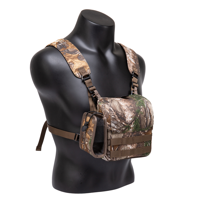 Elastic Control Silent Binocular Bag Harness Pack (Camo)